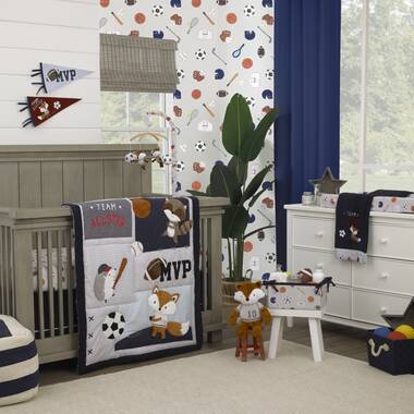 Bedtime Originals Snoopy Sports 3 - Piece Crib Bedding Set